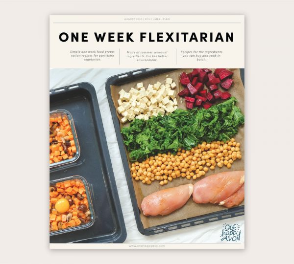 One week flexitarian recipes ebook