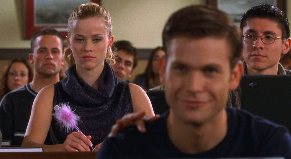 Reese Witherspoon and Matthew Davis in Legally Blonde (2001) a scene in the movie