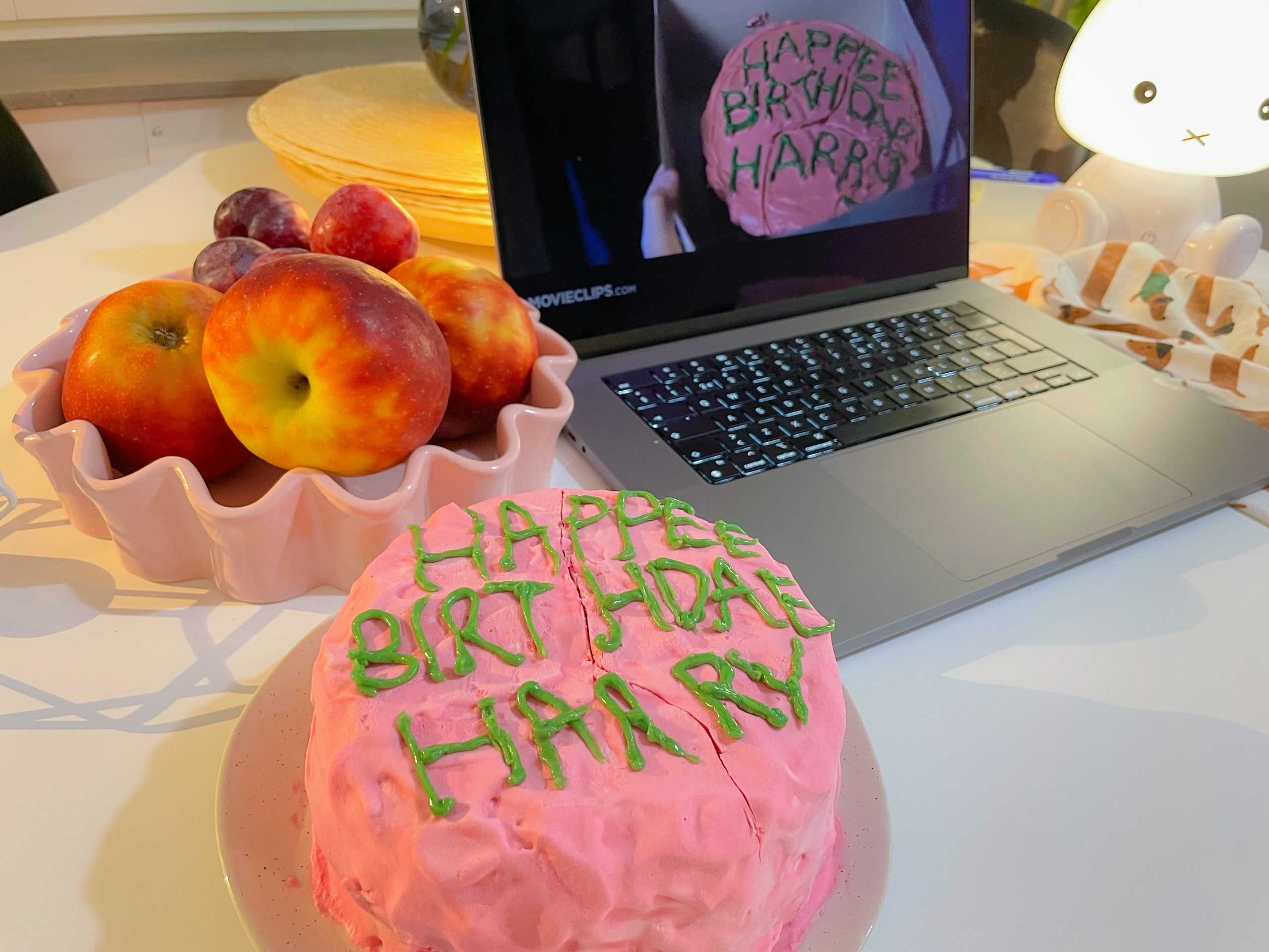 Harry Potter Birthday Ice Cream Cake - One Happy Avo